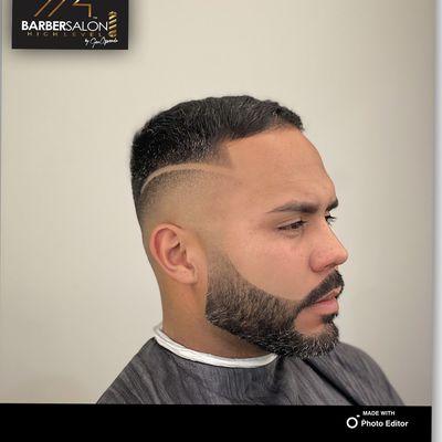 Skin fade and beard trim