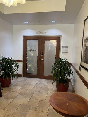 Entrance down the hall from All Access Ortho.