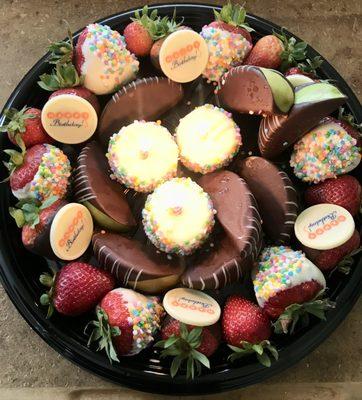 chocolate covered strawberries | pineapple