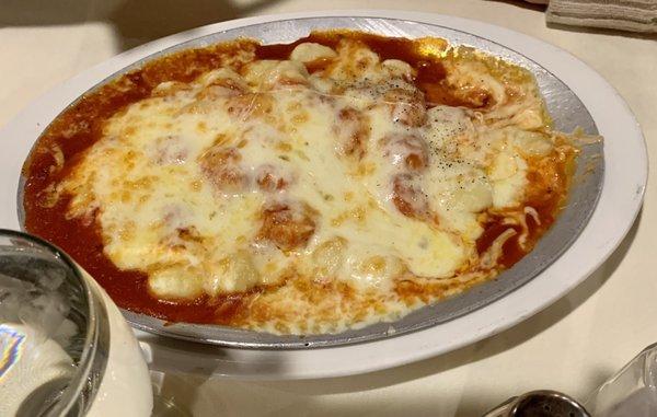 Gnocchi Parmigiana - lots of cheese