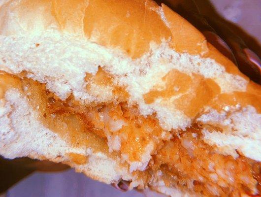 Deep Fried Shrimp Burger