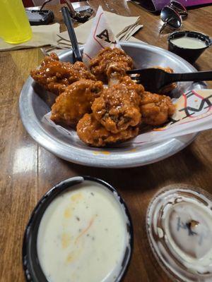 Boneless buffalo wings