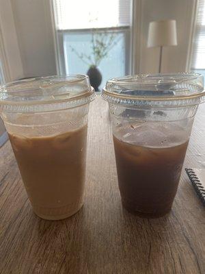 Iced Latte and Coffee