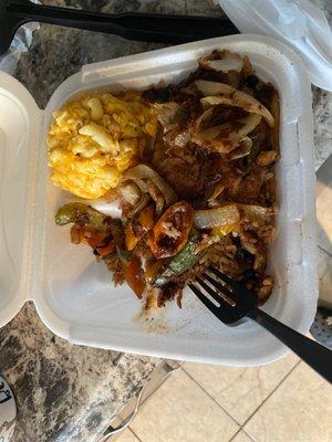 Mac n cheese  Rice n beans  Jerk catfish