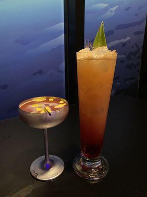 Princess Leia and Tatooine Sunset cocktails.