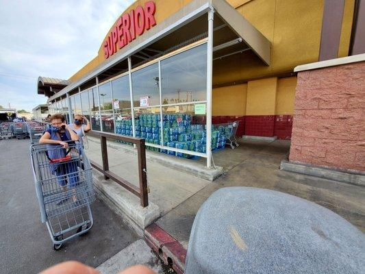 They may not always have sanitized carts but know they have a backup plan.