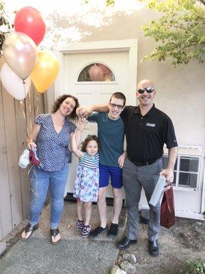 Closing on a First time Home buyers in Walnut Creek, CA.   It's a great pleasure serving The Juster Family!!