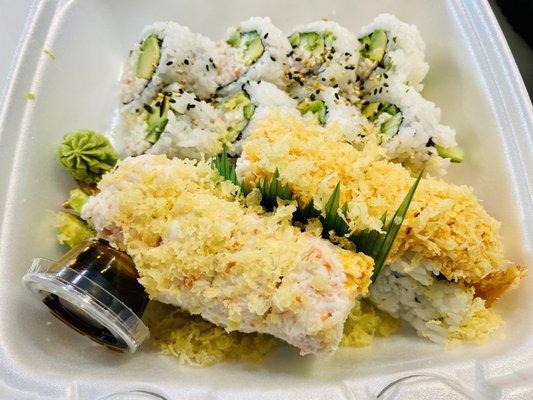 California Roll, Shrimp Tempura Roll