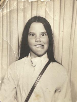 Original photo of my aunt (early 1970s).