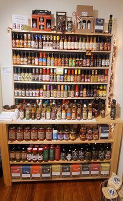 Hot Sauce section