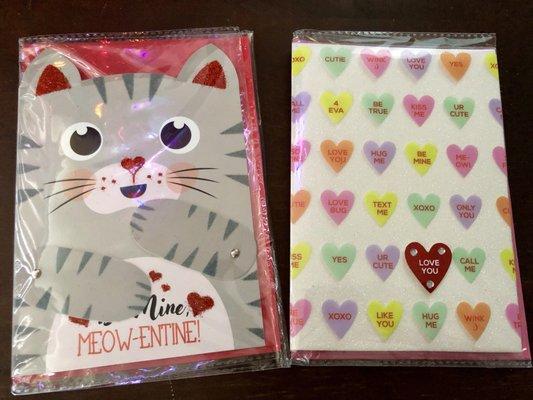 Sealed Valentine Cards - $1 each