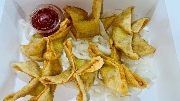 Crab Wan-tans   5. Crab Cream Cheese Wontons (6 pc)