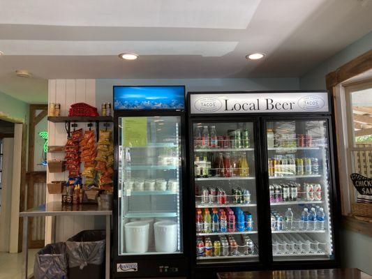 Soda n beer fridge