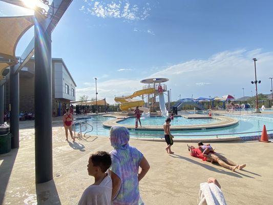 Lazy River and slides