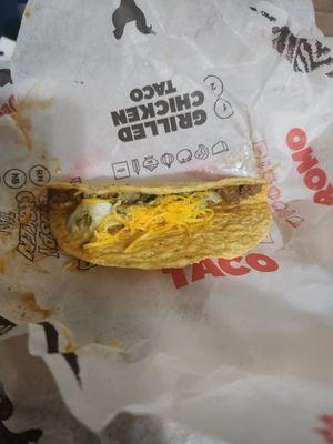 Are you serious where's the beef and cheese at? Sad that employees cannot even get a simple taco right?