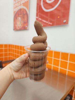 Chocolate soft serve