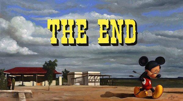 "The End" oil painting by Geoffrey Gersten.