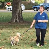 Dr.Grundy and Bandit out for a day at the park.