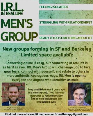 Men's Groups in SF and East Bay