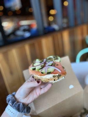 Lox bagel