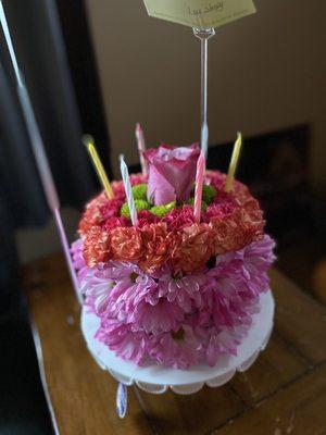 My flower cake