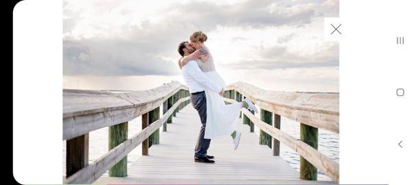 Happy bride