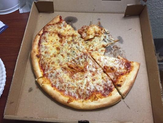 Mediocre pizza