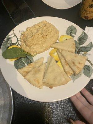 Pita and hummus