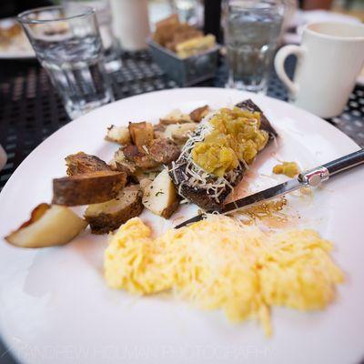 steak and eggs