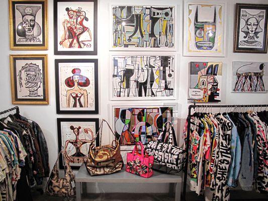 Patricia Field ARTFashion Gallery located at 200 E Broadway, Suite 3D in the Lower East Side NY. One of a kind, hand crafted pieces.