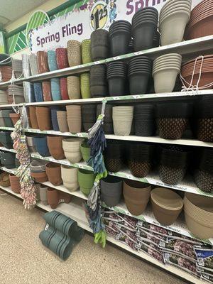 Lots of really high quality planters for $1.25 each!