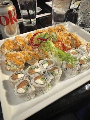 Philadelphia Roll & Lobster Tempura Maki