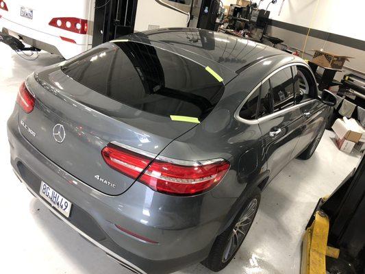 Mercedes GLC Coupe- Back Glass Replacement