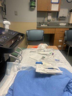 What it took to start an IV line but failed