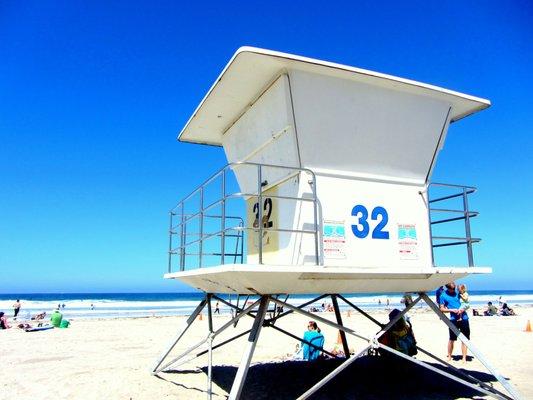 La Jolla Shores enjoys the work of a highly trained group of life guards year round.