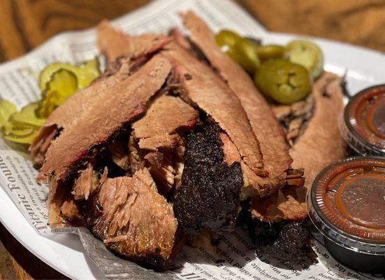 Brisket sliced