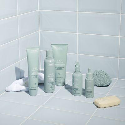 New Aveda Scalp Solutions. Give your scalp a spa day and nourish your source of healthy, beautiful hair.