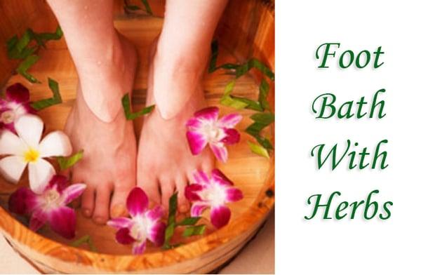 Foot Bath with Herbs