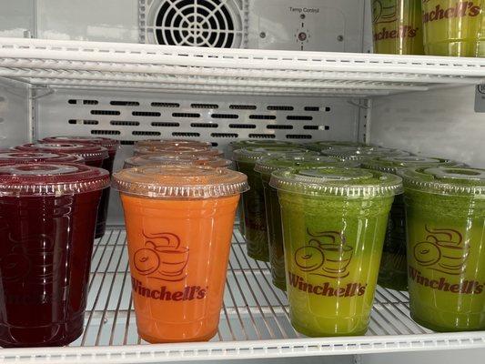 Fresh squeezed juices