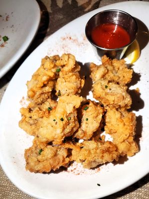 Fried oysters