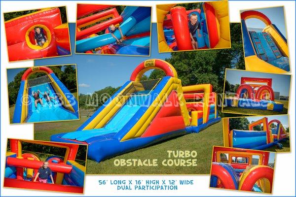 Turbo Obstacle Course - 56Ft Long!