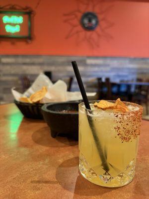 Amazing $10 House Margaritas with Tajin rim. Monday-Friday 3-5pm