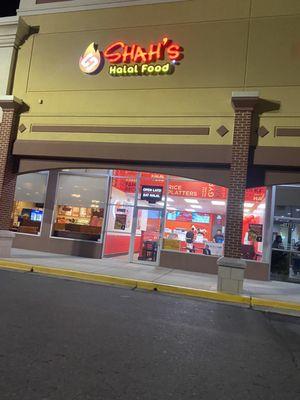 Shahs Halal food entrance