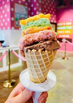 Iconic Rainbow Cone