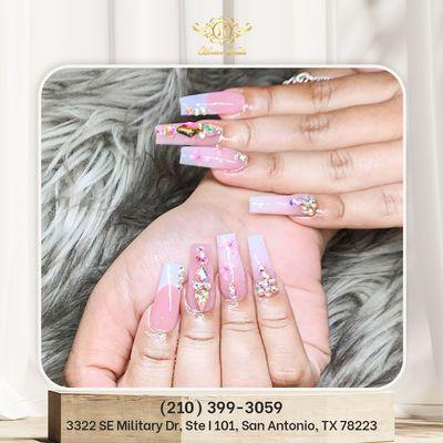 Soft pink perfection accented with pink crystals! Obsessed.
* : https://lk.macmarketing.us/HectorNails78223-Booking