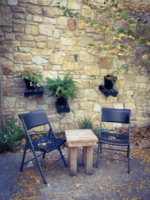 Outside seating