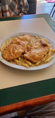 Chicken Francese. Every bite, throughly enjoyed.