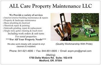 All Care Property Maintenance