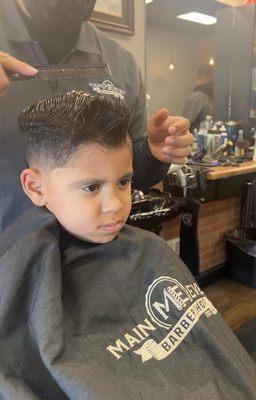 Kids haircut