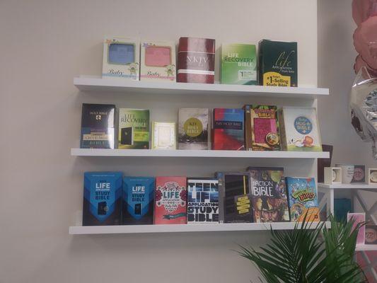 Bibles for Children and Adults including KJV, NLT, NIV, Amplified Bibles, ESV, NKJV, and other Bibles translations.